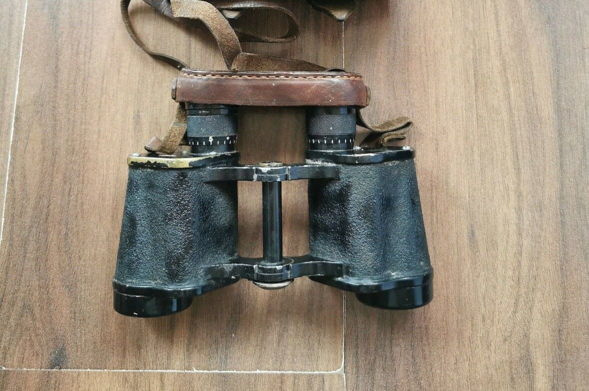 Vintage 1917 WW1 Rare Austro Hungarian KuK Binoculars Carl Zeiss Jena (P19)