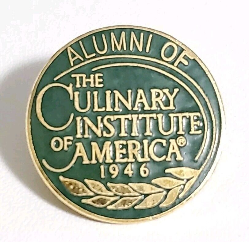 Vintage Culinary Institute Of America 1946 Hat, Coat Pin