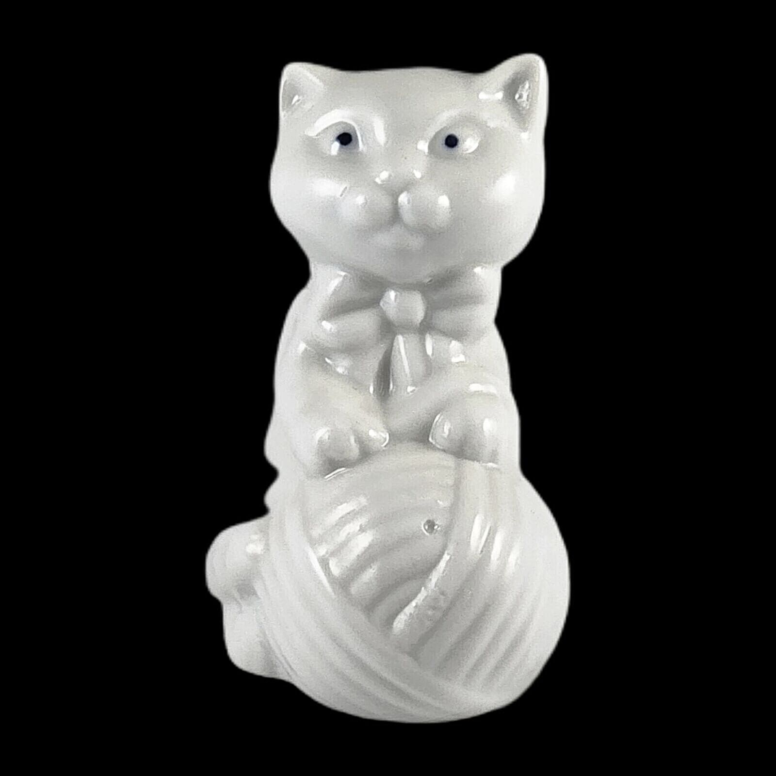White Cat Bell Figurine 3.5\