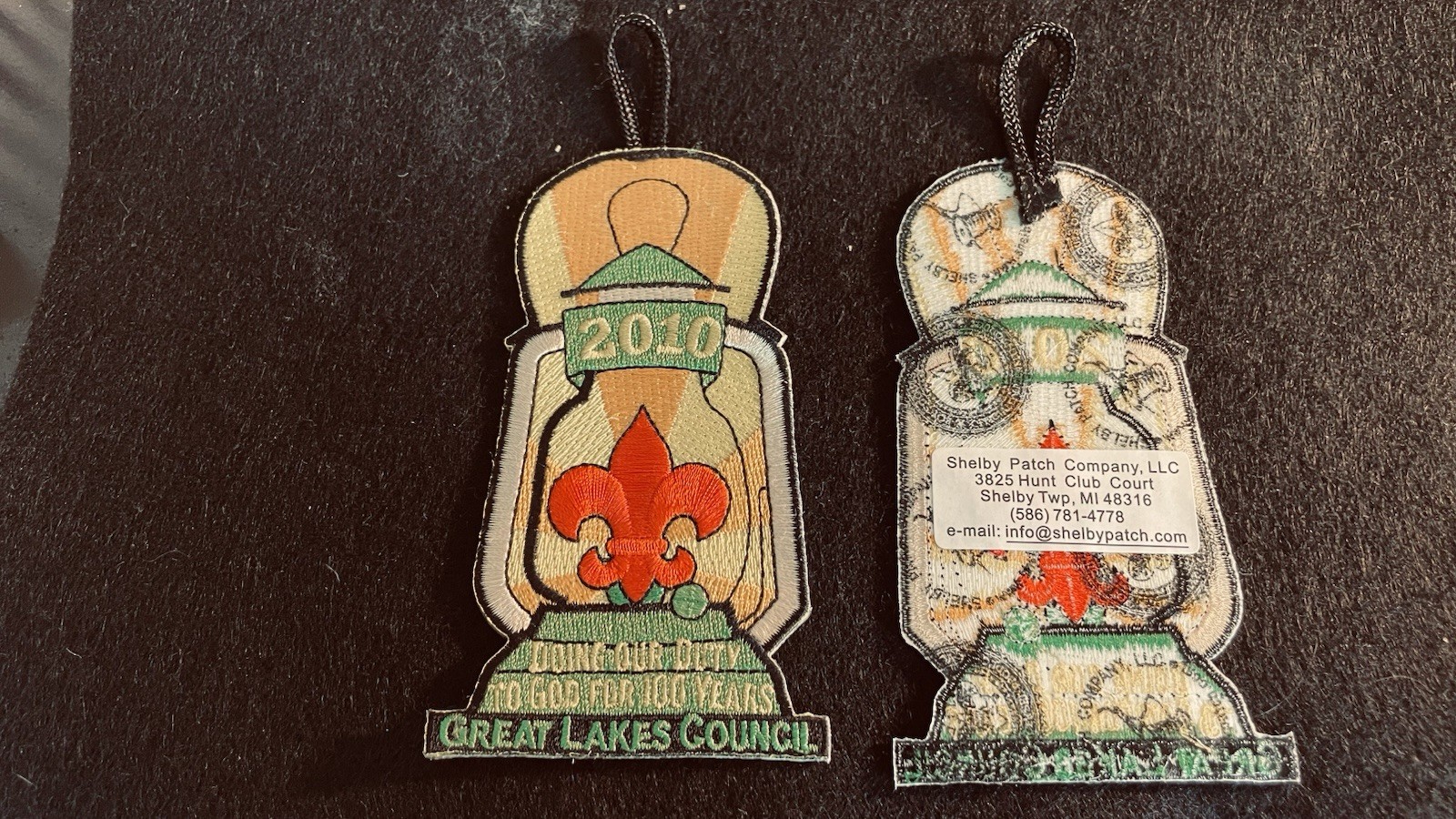 BSA 2010 Doing Our Duty to God For 100  yrs. Great Lakes Council Patch