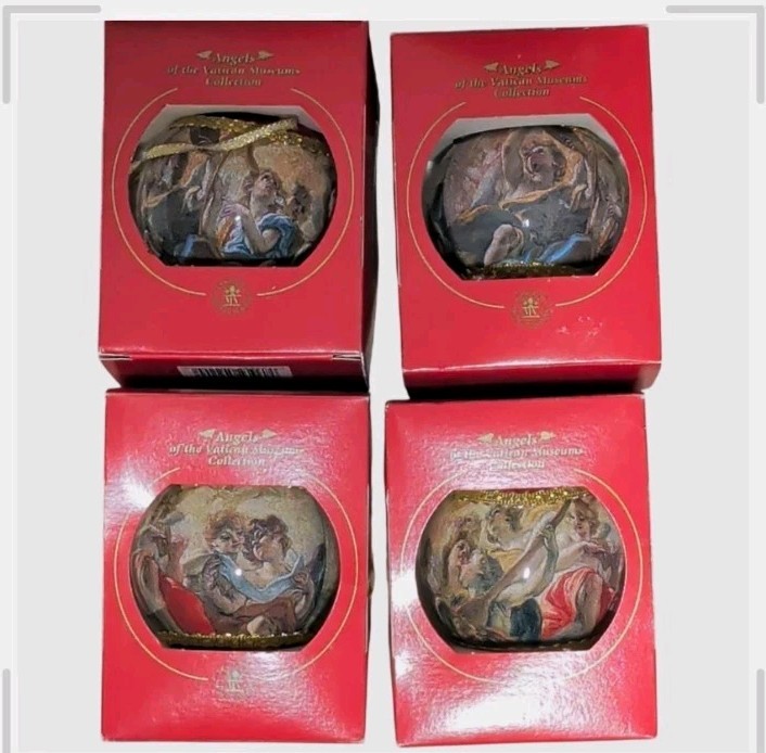 Angels of the Vatican Museums Collection Christmas Angels Set of 4 Boxes