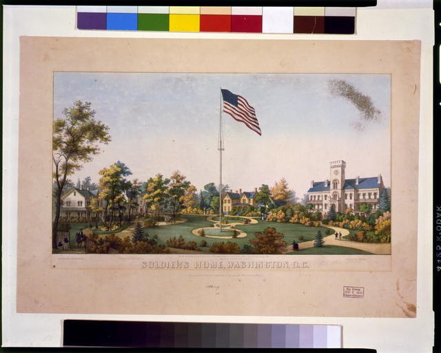 Photo:Washington D.C. Soldiers Home c1863 Lincoln's Cottage Civil War