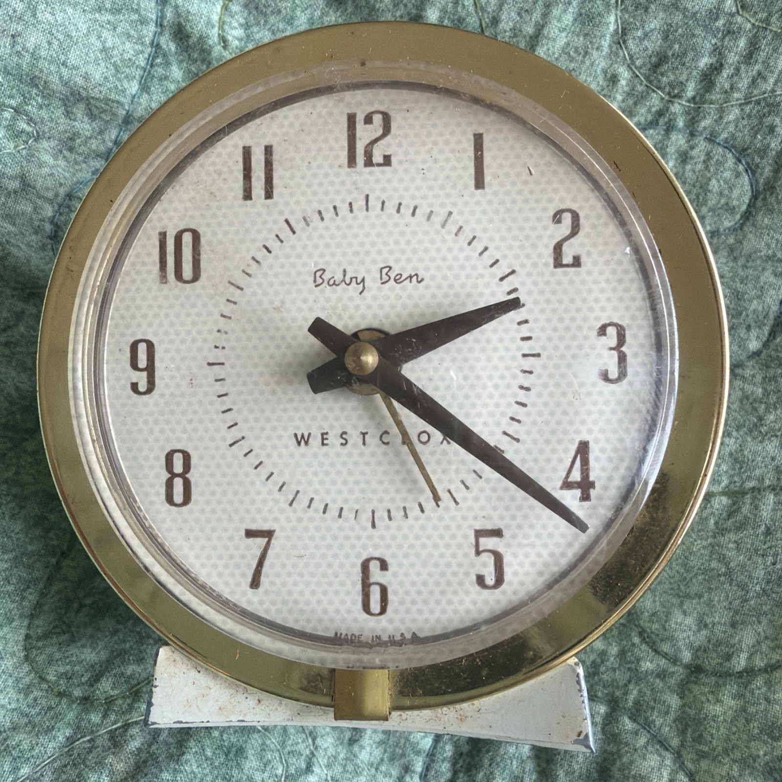 Vintage Westclox Baby Ben Alarm Clock needs cleaning
