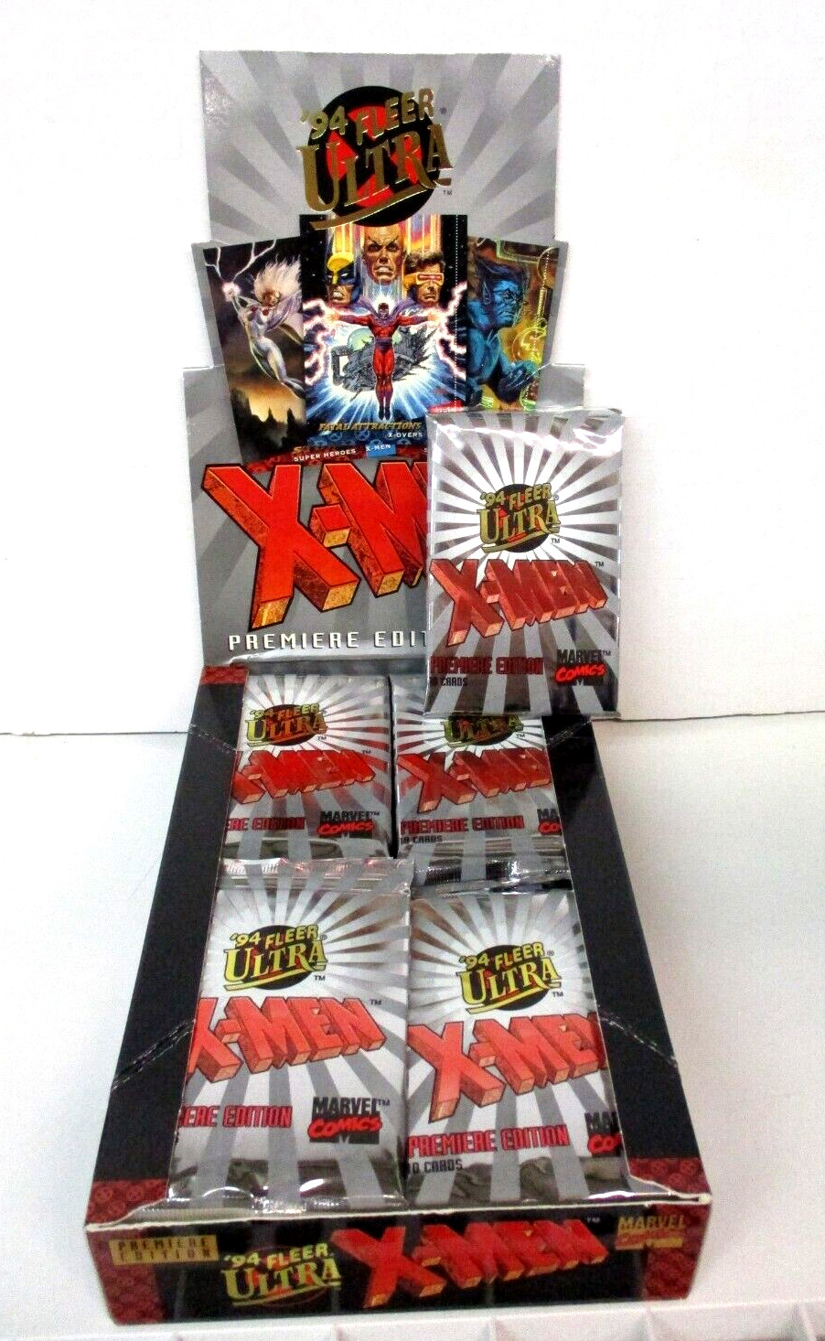 94 FLEER ULTRA X-MEN 1 SEALED PACK FROM FRESH BOX  PREMIERE EDITION - 10 CARDS