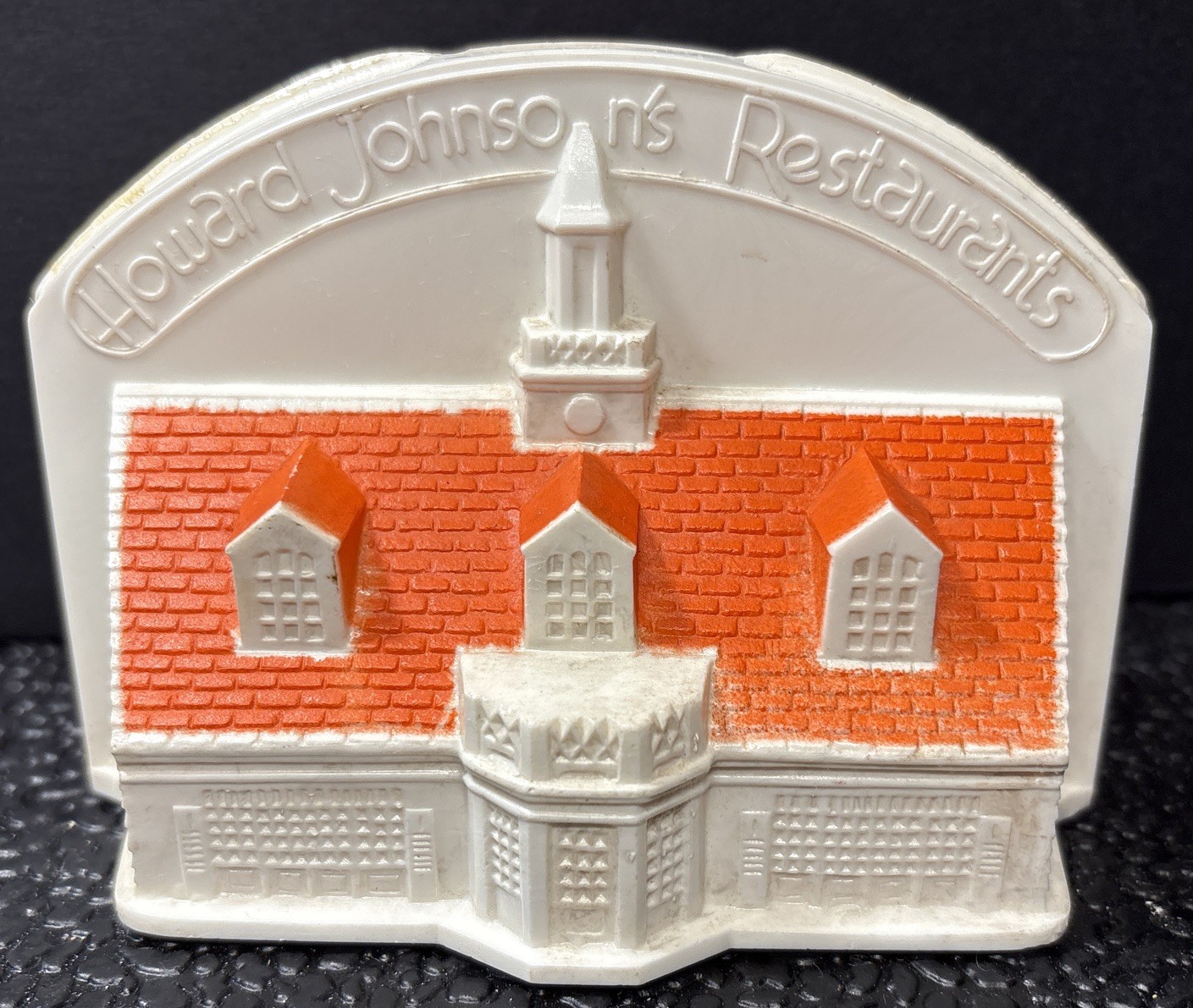Vtg 60s Howard Johnson\'s Restaurant Motel Replica Advertising Plastic Coin Bank