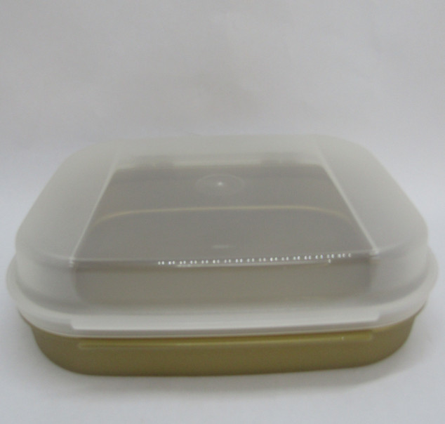 New, Tupperware Storz-A-Lot Modular Mate Square Storage Container with Clear Lid