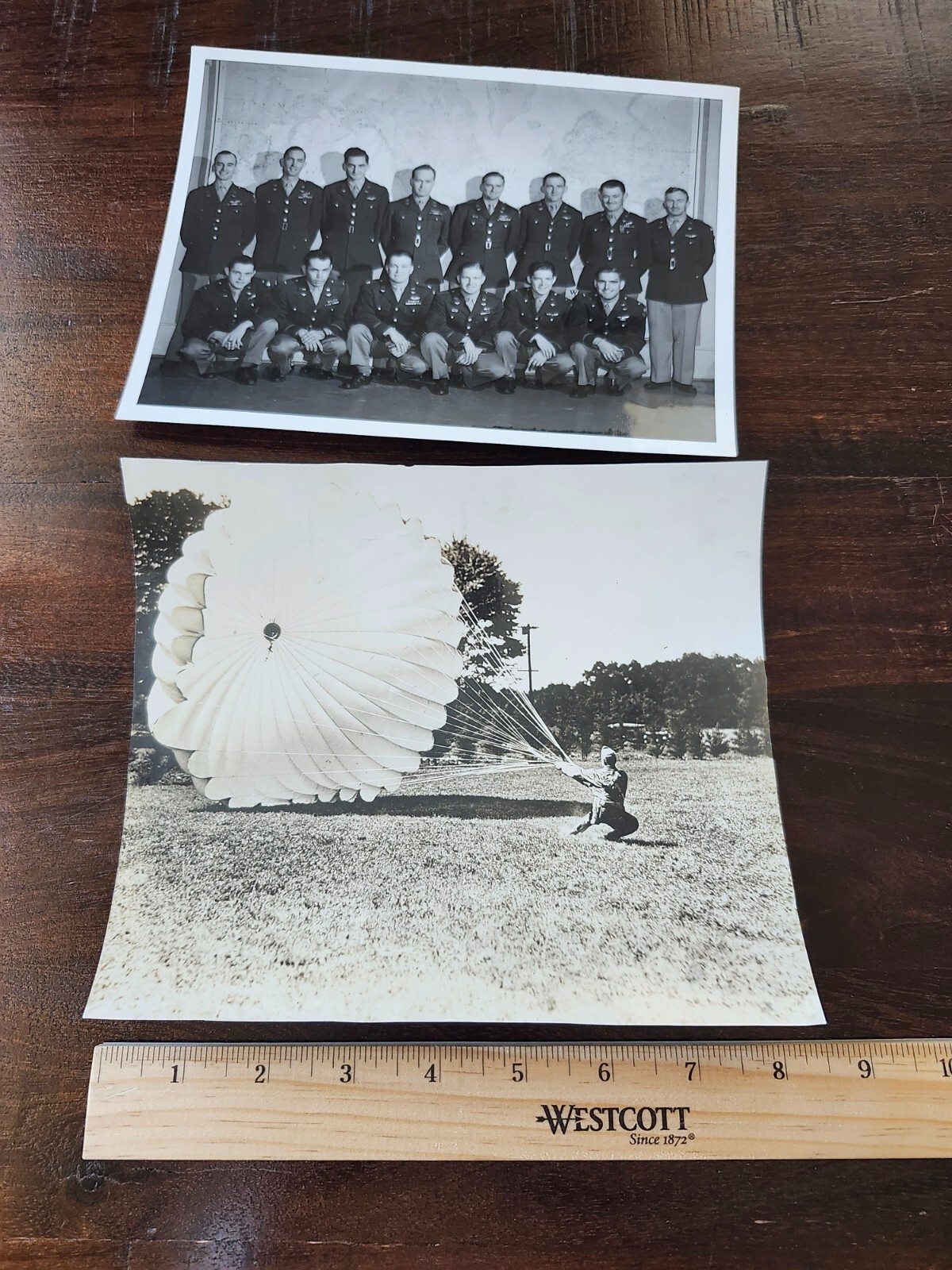 c. 1944 WWII U.S. Paratrooper Official U.S. Army Photo + Other Photo