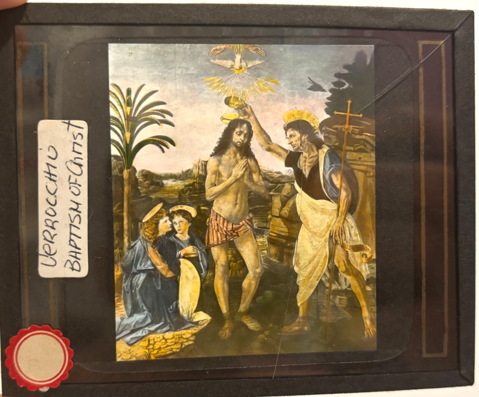 Vintage Glass Magic Lenten Slide 