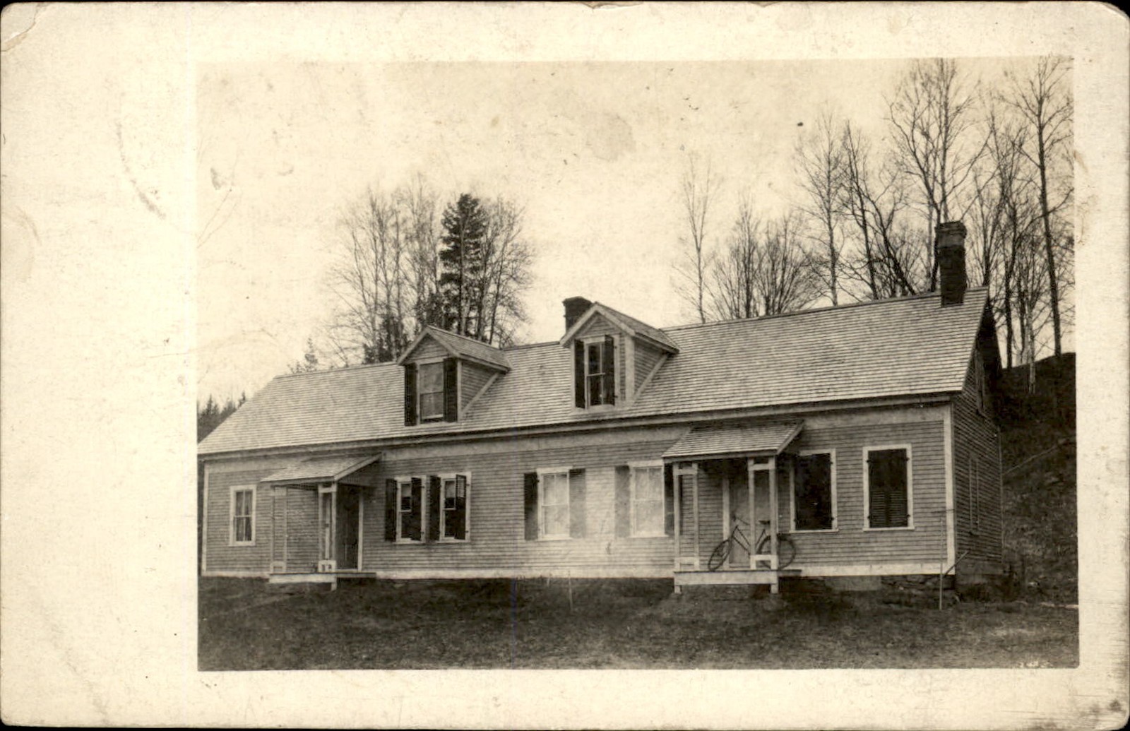 Chester Vermont VT Cancel House A. Lilley c1910 Real Photo Vintage Postcard