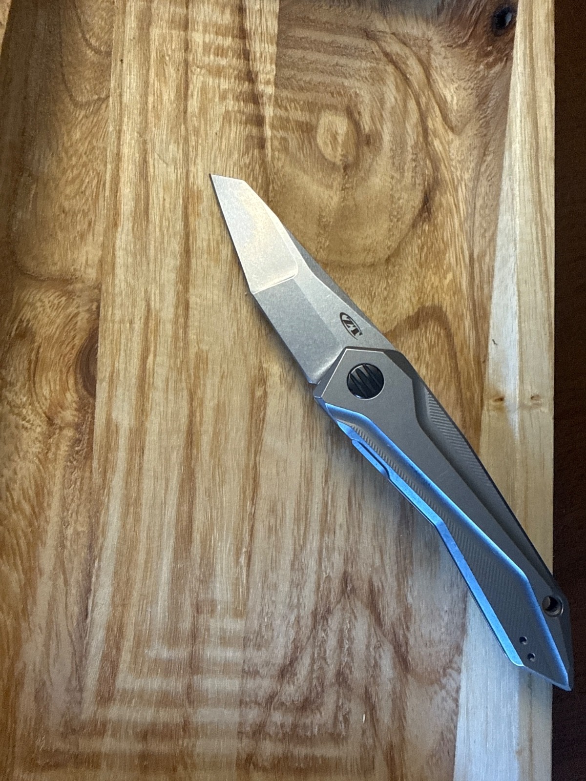 Zero Tolerance ZT 0055 S35VN Plain Blade Titanium GTC Design USA EXCELLENT