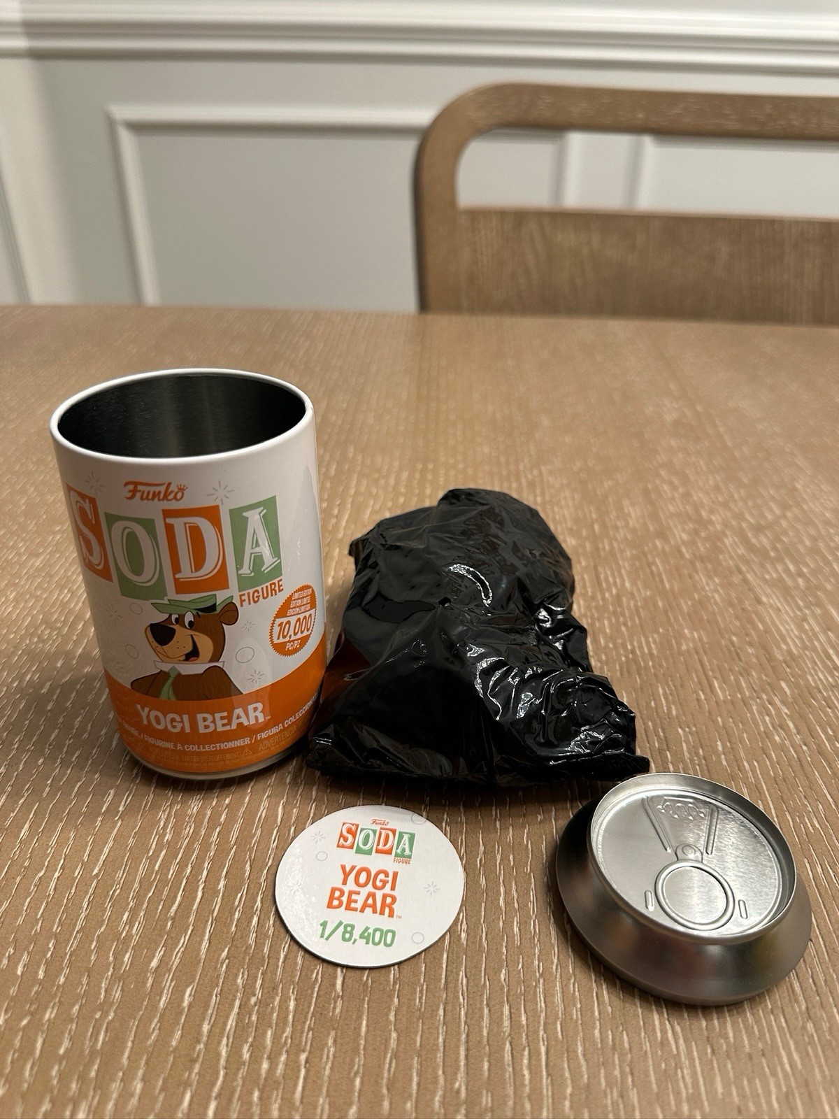 Funko Soda Vinyl Yogi Bear Common 1/8,400 Limited Edition Figure.