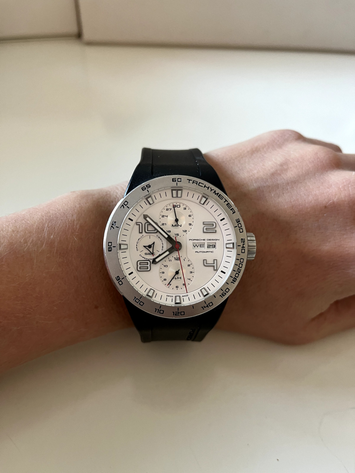 Porsche Design Flat Six Chronograph P6340 6340.41.63.1169 Automatic 44MM Watch Porsche Design Flat Six Chronograph P6340 6340.41.63.1169 Automatic 44MM Watch