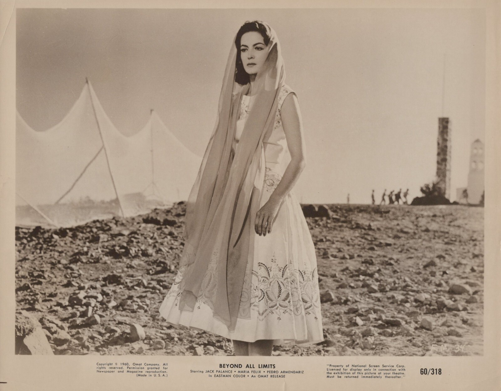 María Félix in Beyond All Limits (1960) ❤ Vintage Hollywood Photo M 394