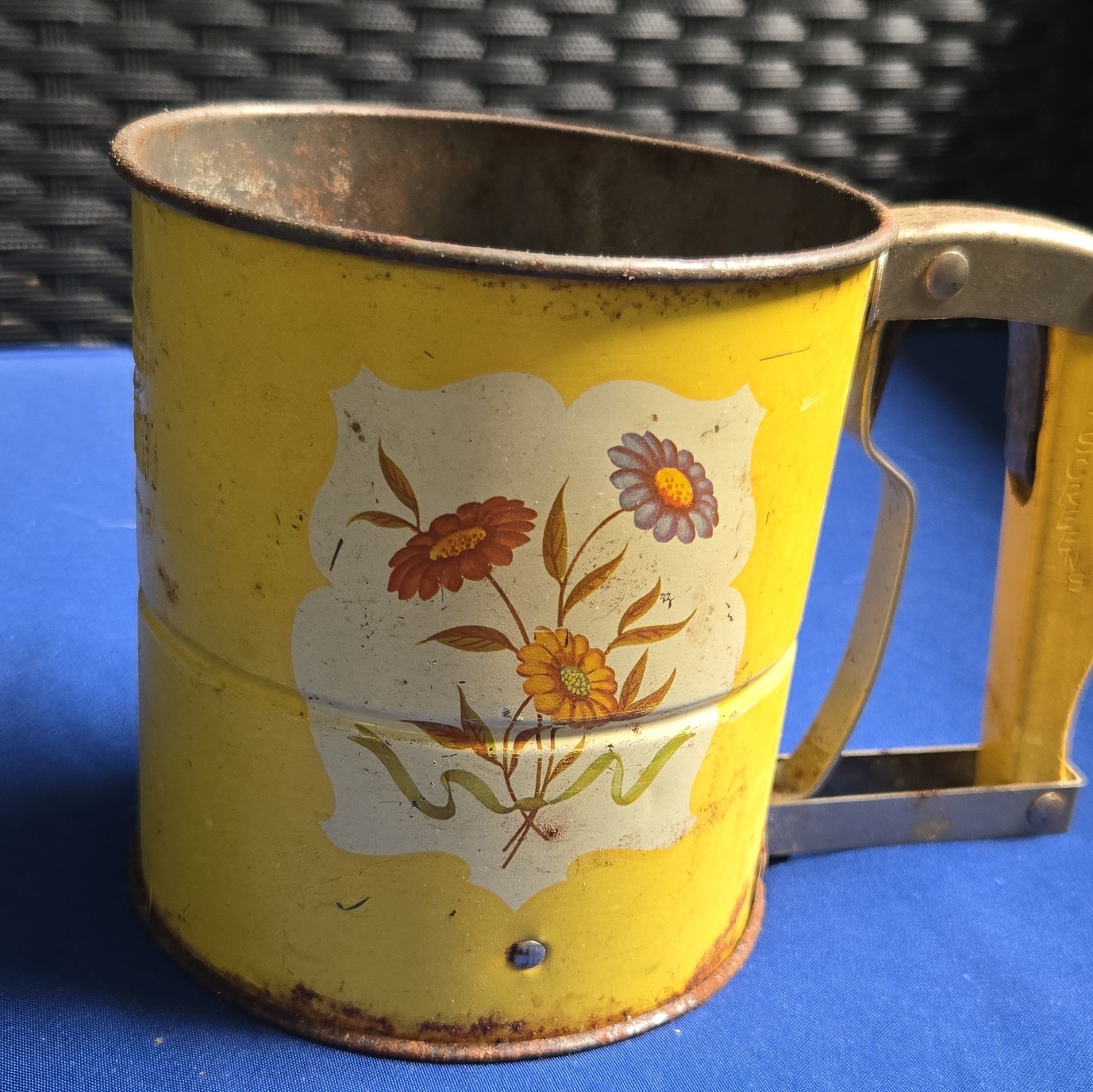Androck Vintage Flour Sifter From 1950s-1960s Working Order Made In US Of A