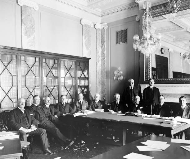 Senate Committee ca 1910-1920 Historic Old Photograph