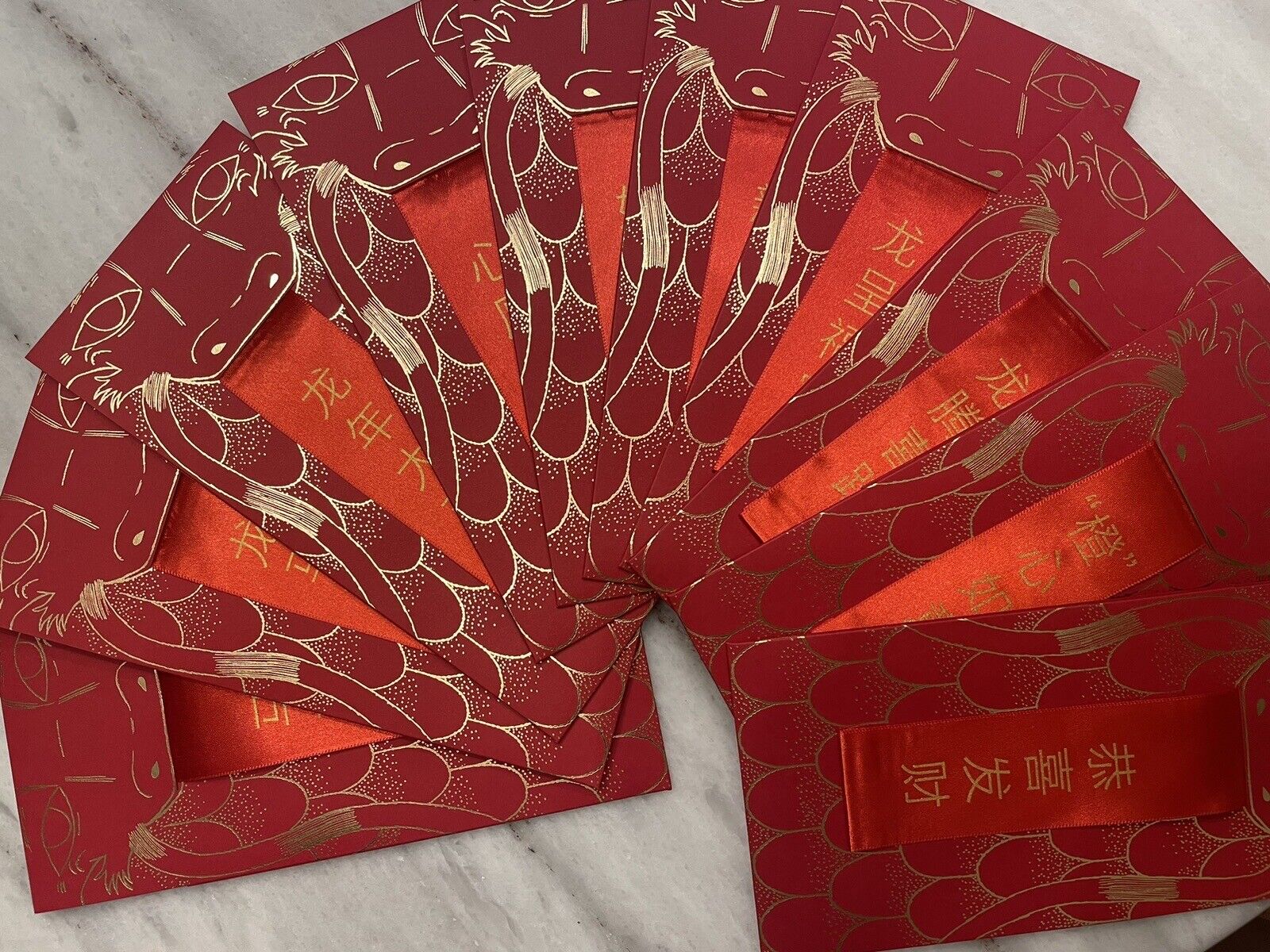New HERMES Red Envelope 2024 Year Of Dragon Limited