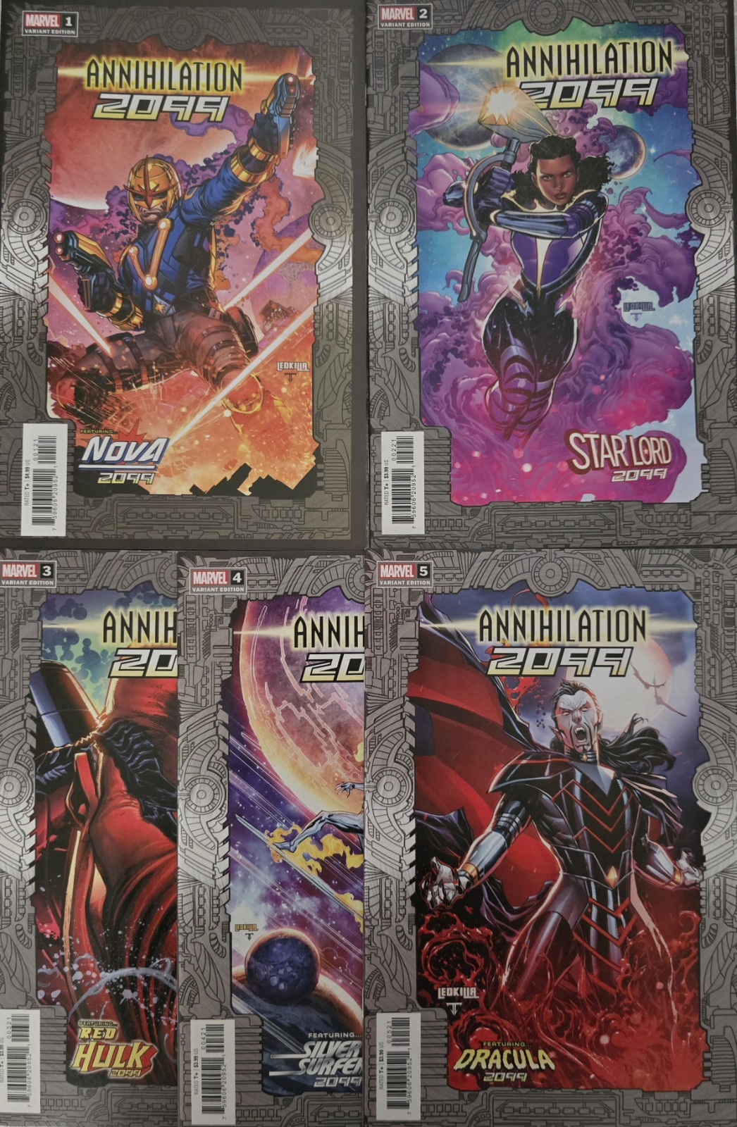 Annihilation 2099 #1-5 Marvel Mini Series Comic Book MTG Spider-Man Nova KEY 