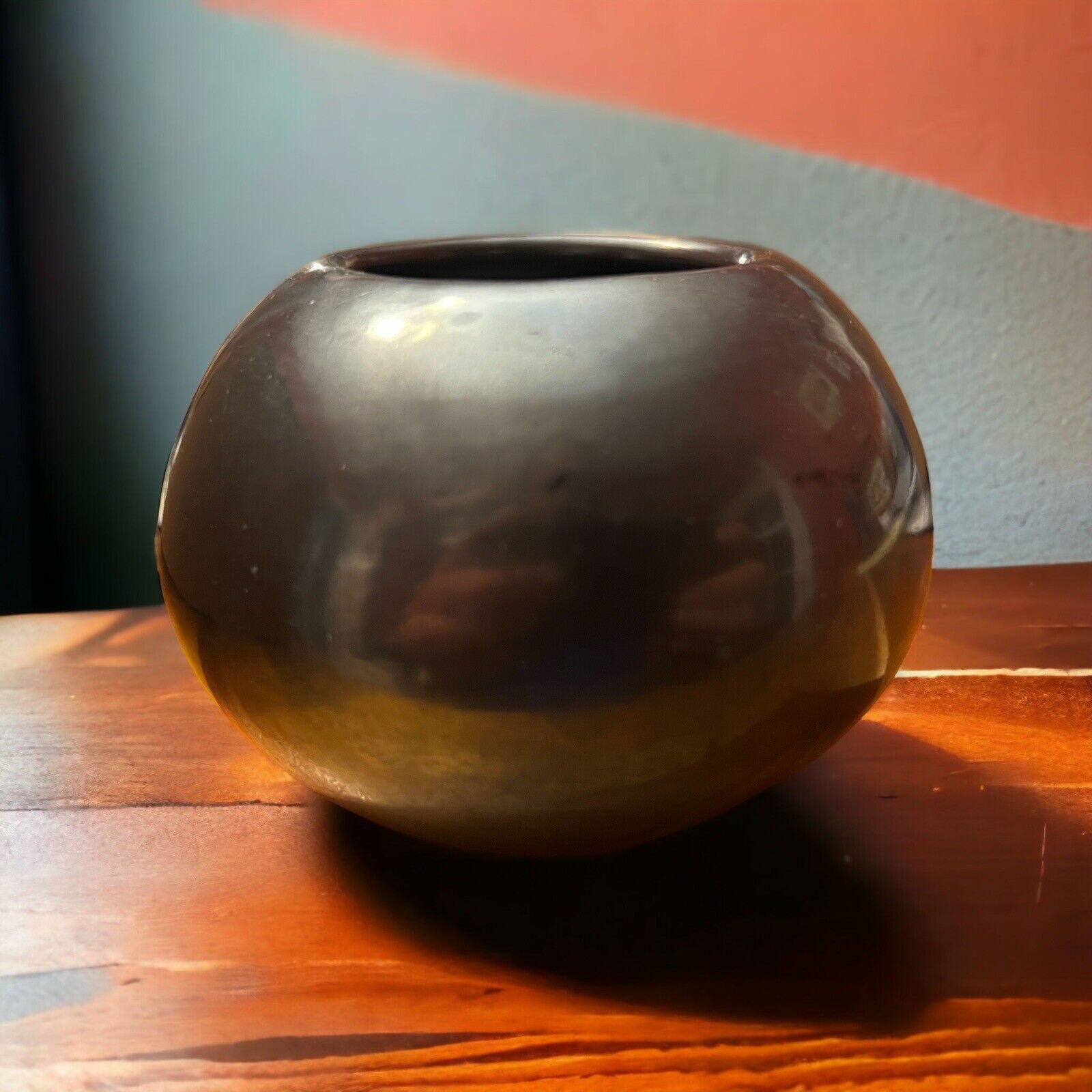 Maria Poveka Pottery Bowl - San Ildefonso Pueblo  2.5x 3.6”