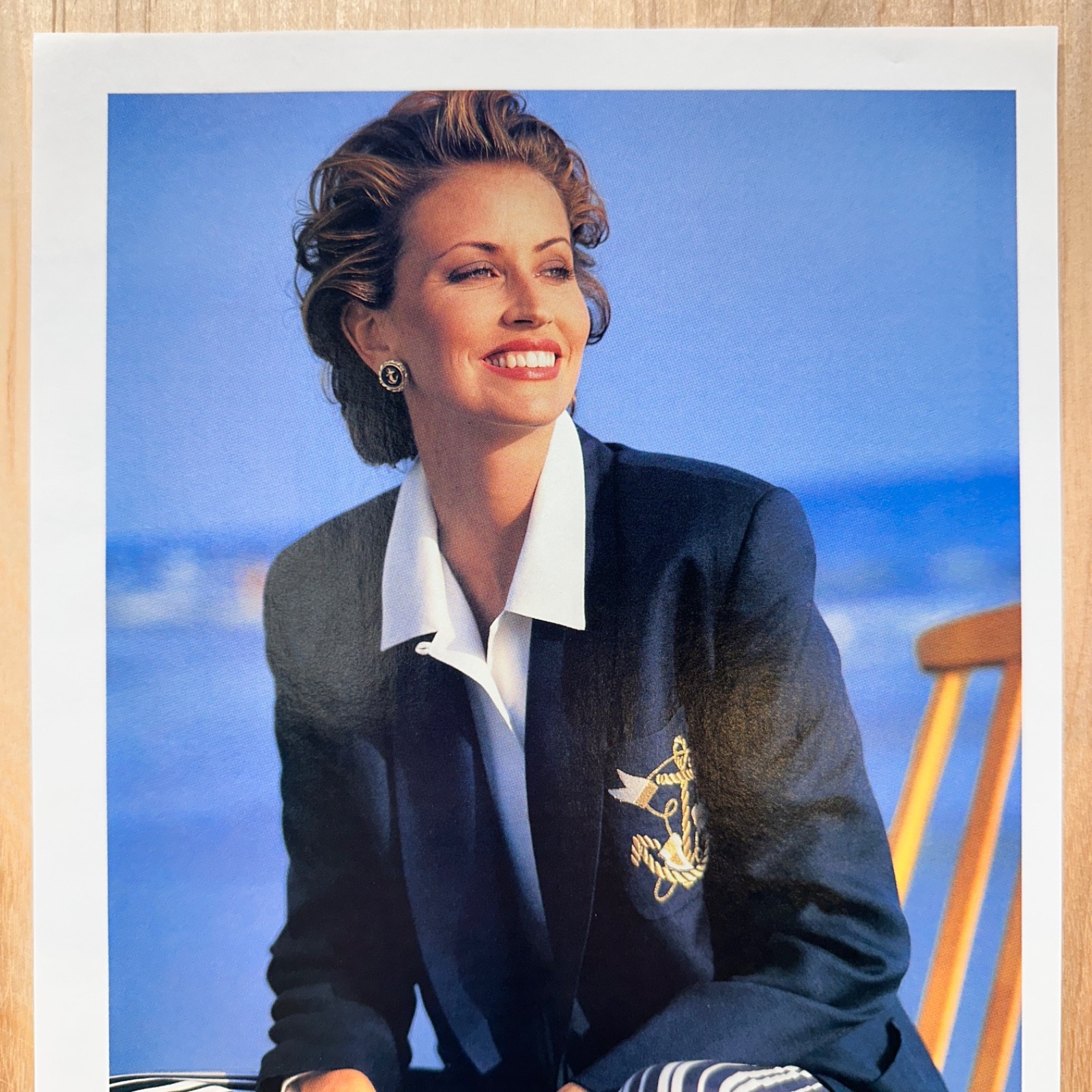 1994 Talbots Womens Classic Clothing Nautical Vintage Print Ad Advert Art