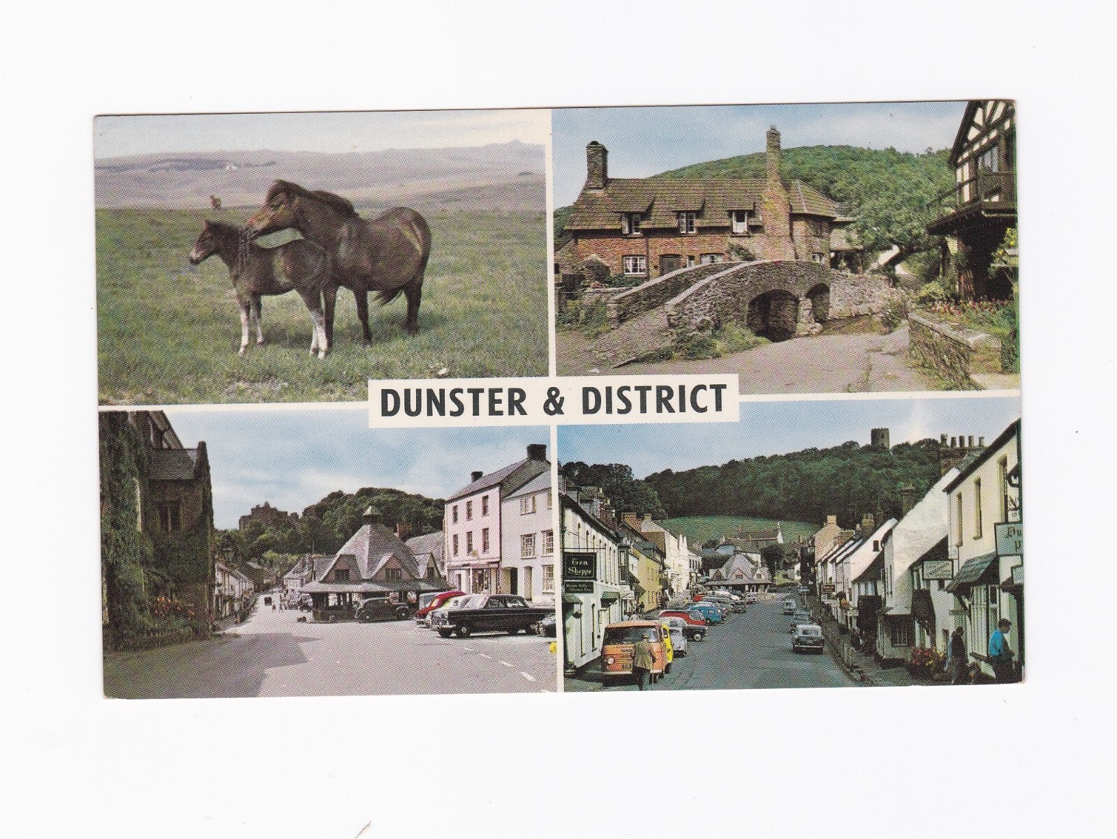 England Scotland Vintage Postcard Dunster & District England Scotland Vintage Postcard Dunster & District