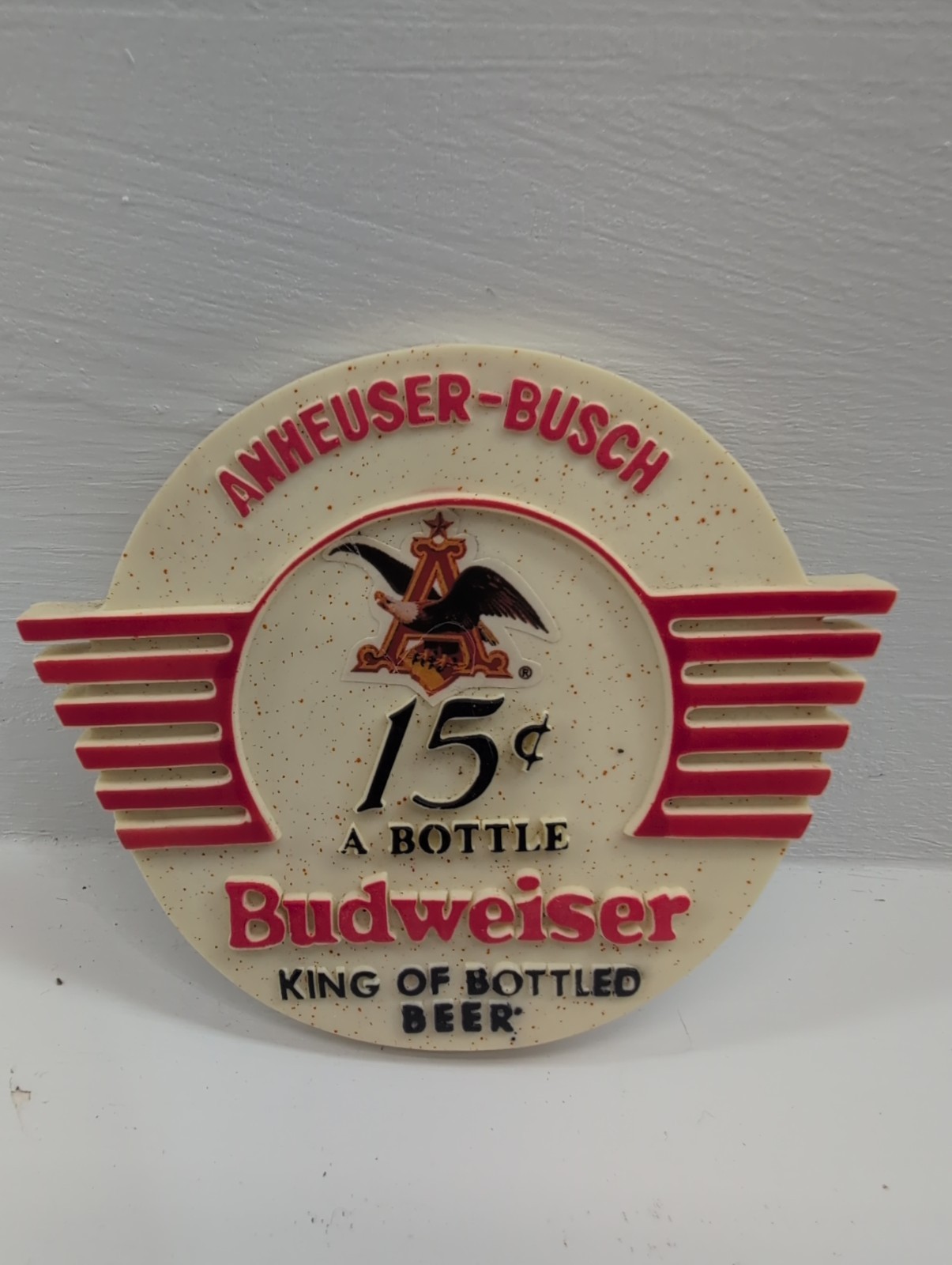 Vintage  Anheuser-Busch BUDWEISER 15 Cents 