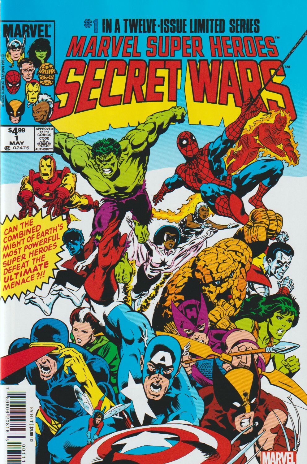 MARVEL FACSIMILE KEY ISSUE sets MARVEL SUPER-HEROES SECRET WARS 1-12 updated
