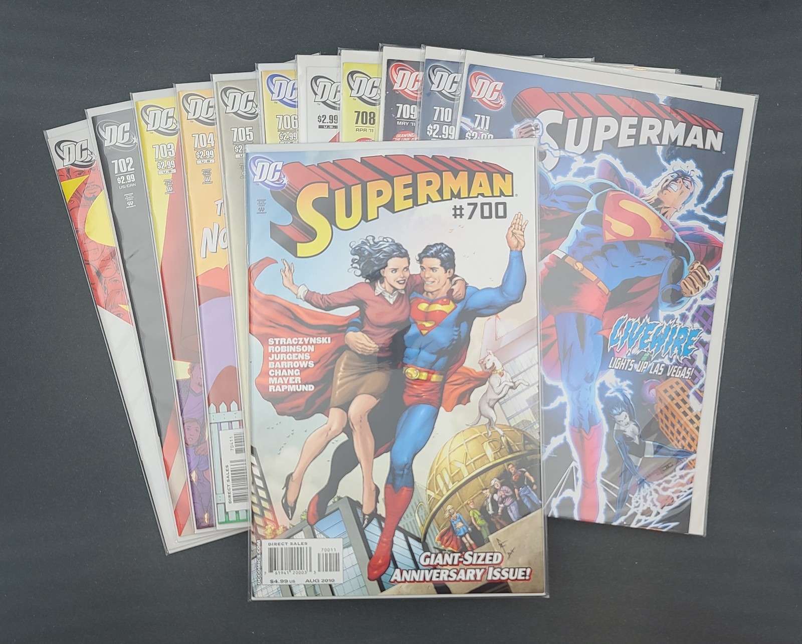 Superman #700-711: Grounded + #700 Milestone (DC, 2010-11)