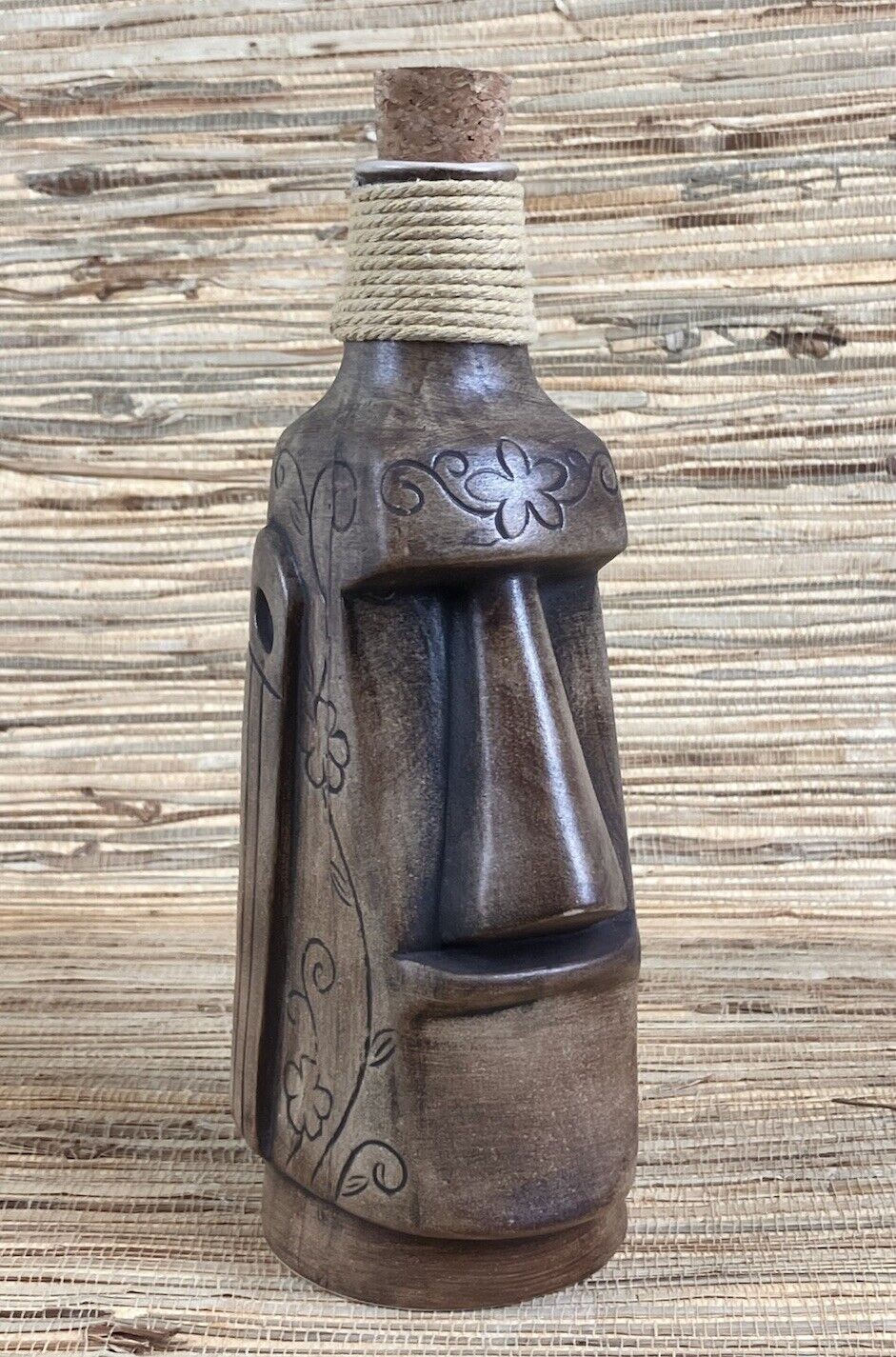 Moai Statue Tiki Mug Decanter Bottle 9\