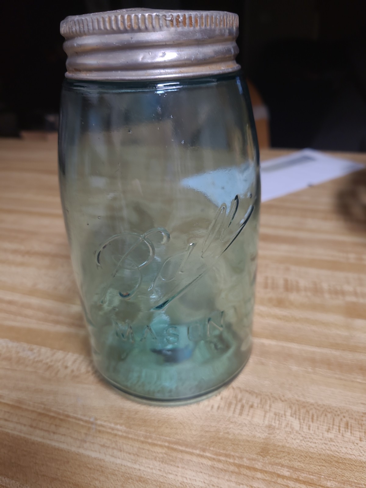 3 1920s And 30s Ball Mason Jars With Zinc Lids