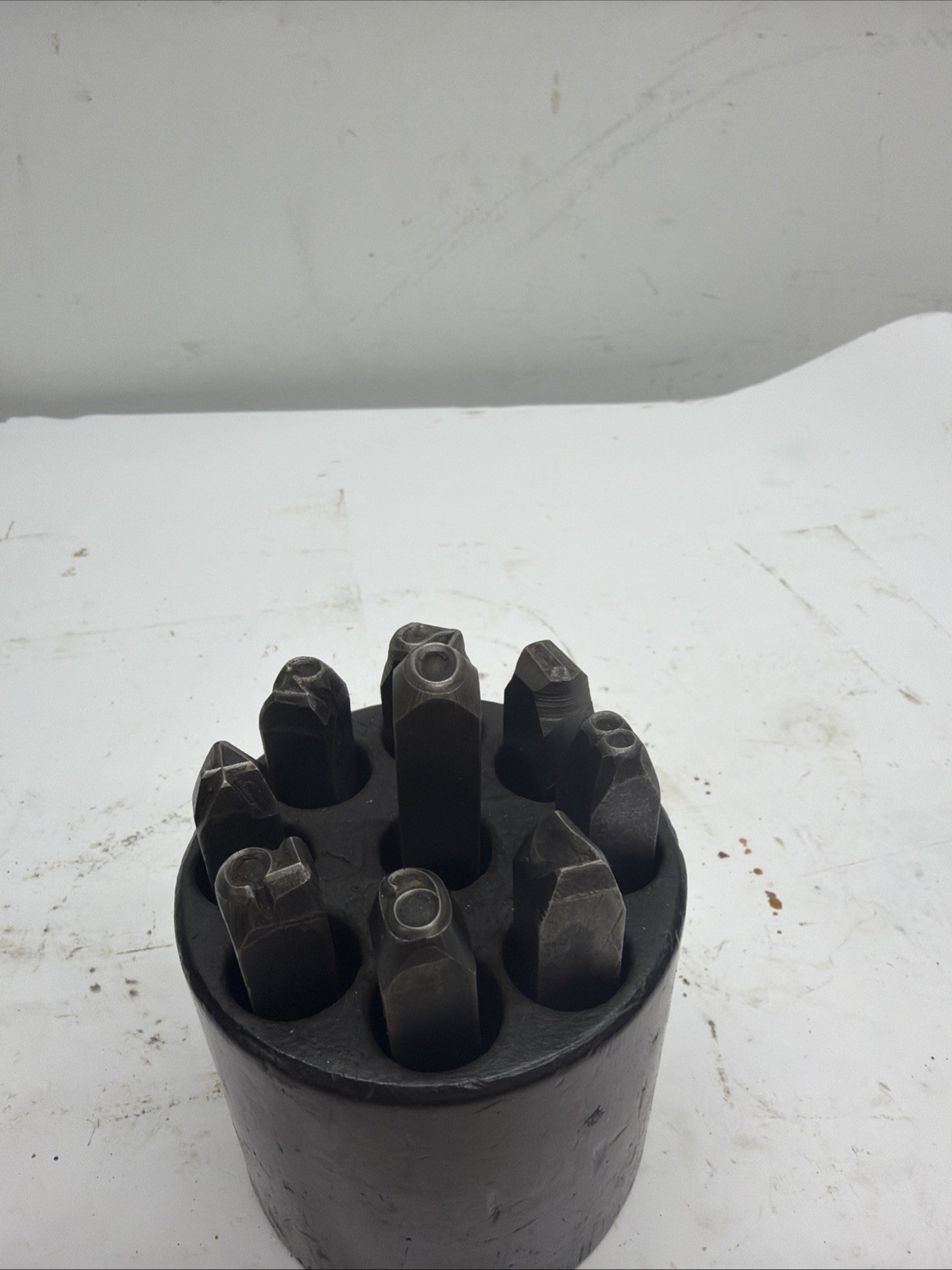 Set Of Steel Stamping Number Punches. 3/8” Number Punches. Blacksmith, Branding 