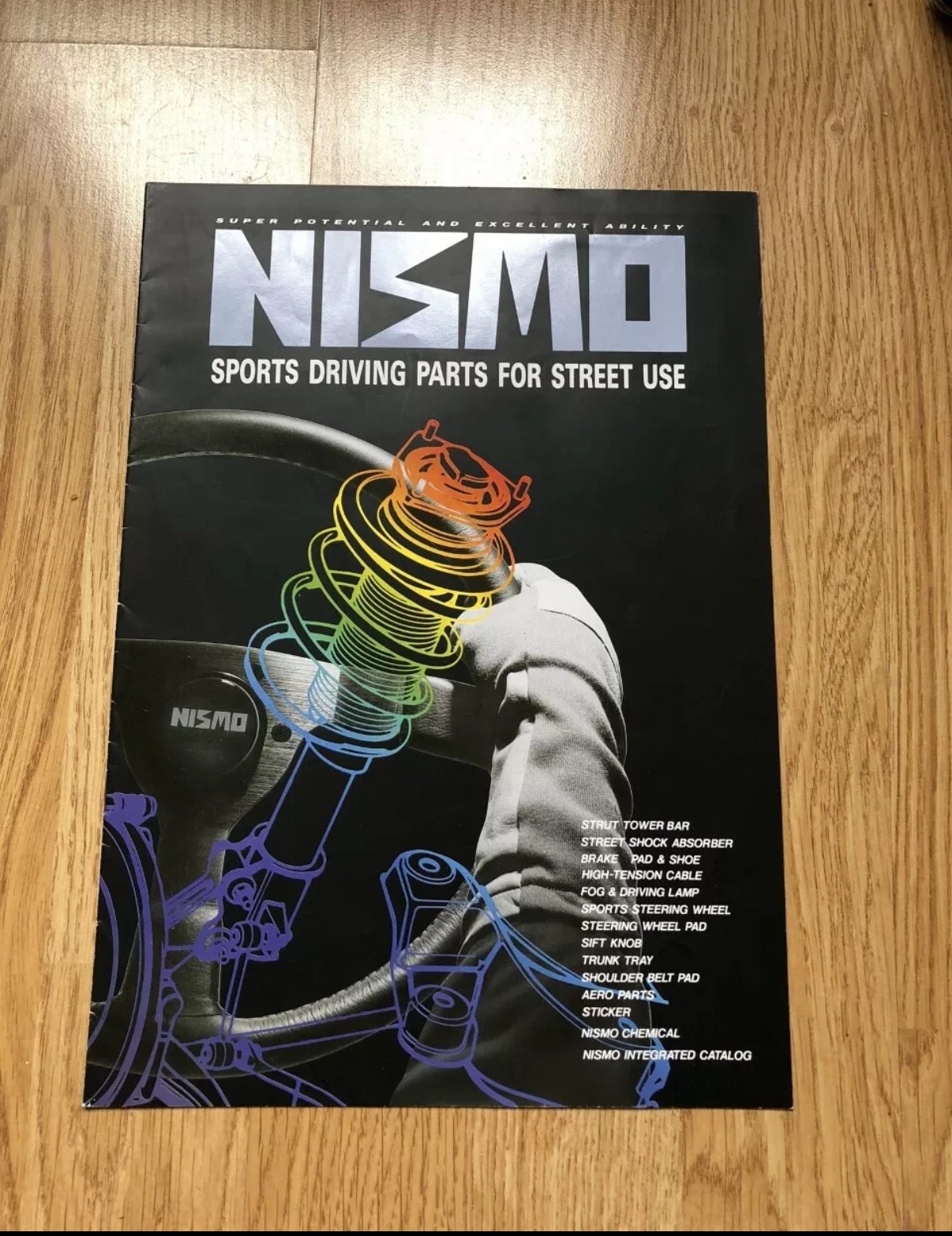 Nismo Old Logo Catalogue Brochure Vintage Rare Skyline R31 Wheel Shift Horn R32