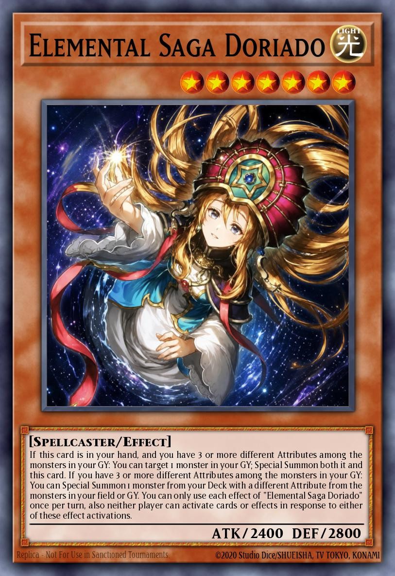 BETB-EN028 Elemental Saga Doriado Secret Rare YuGiOh 1st Preoder