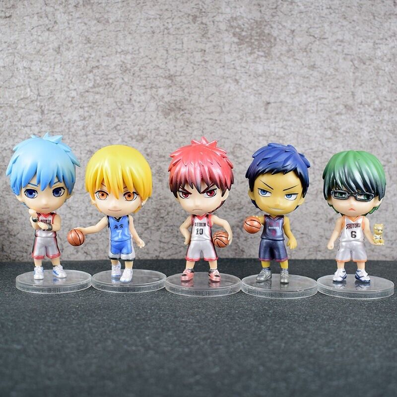 5 Pcs Anime Kuroko's Basketball PVC Action Figure Collection Toy Gift US Seller