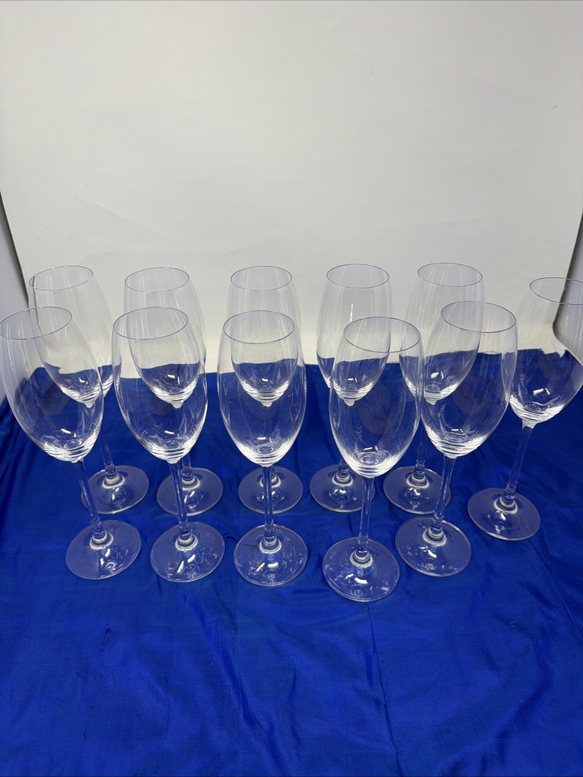 Nachtmann Vivendi Crystal Champagne Flutes Glasses 9-1/4\