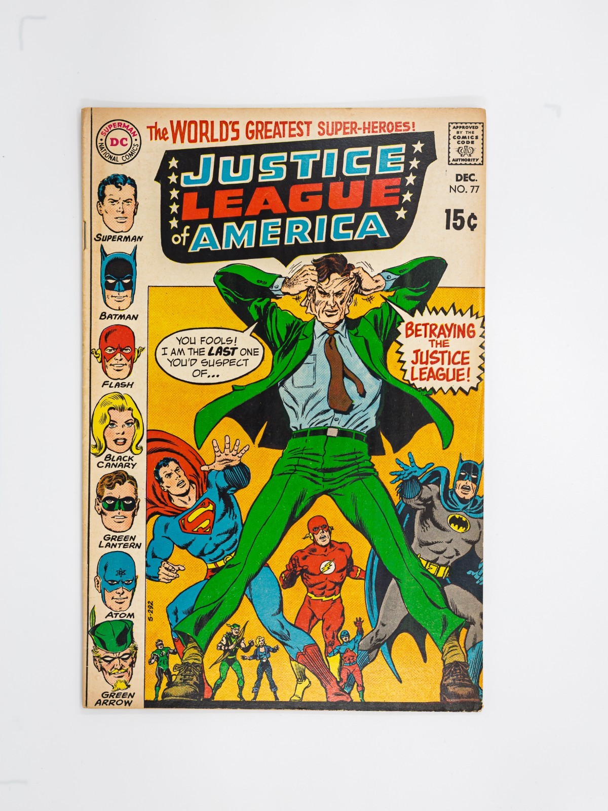 Lot of 10 Justice League of America #77 79-82 84 87-90 DC Comics All VG+