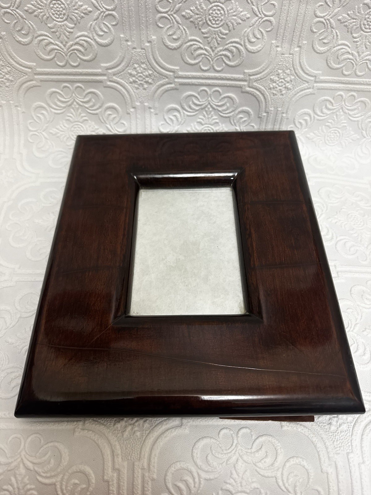 Vintage Dorvilliers Paris Dark Wood Photo Frame Picture Portrait Elegant Read