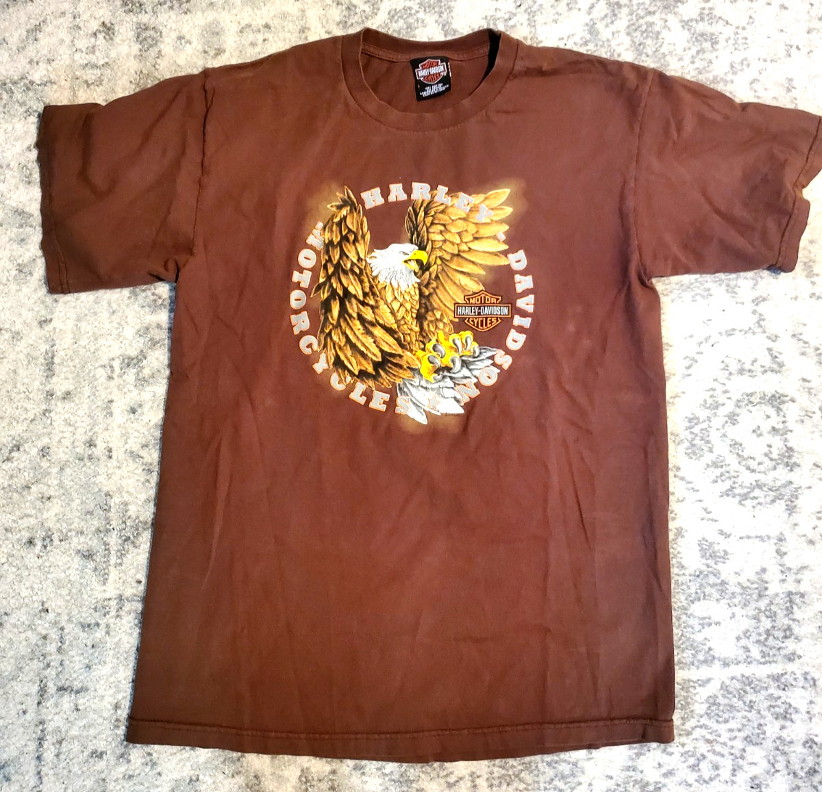 VINTAGE HARLEY DAVIDSON OF DANBURY CT. T SHIRT LARGE🏍 L