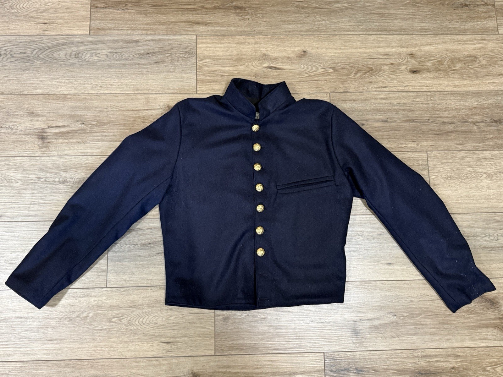 Vintage C&C Sutlery Civil War Reenactment Union Blue Wool Jacket Men's Size 42 Vintage C&C Sutlery Civil War Reenactment Union Blue Wool Jacket Men's Size 42