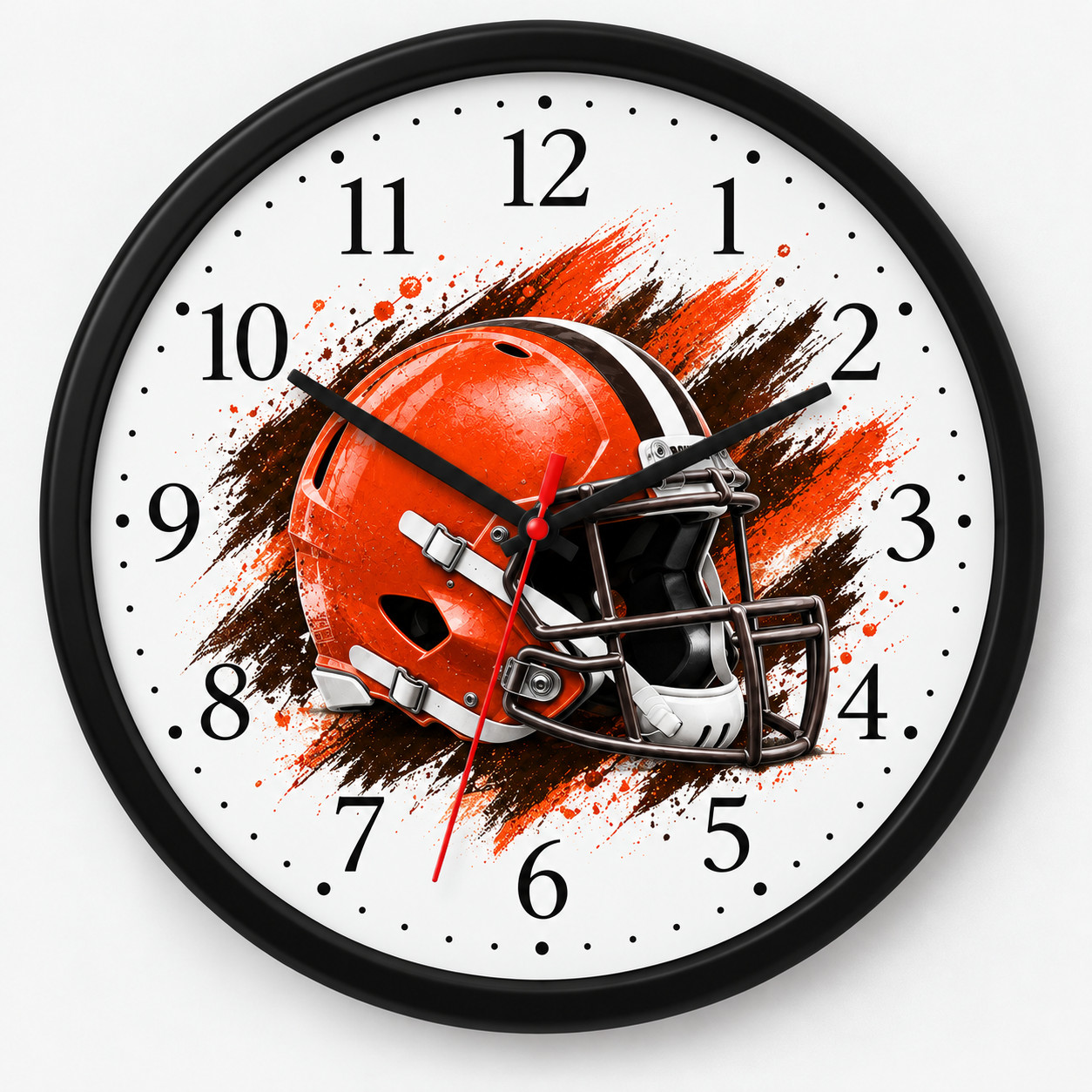 Cleveland Browns Wall Clock | Family Fan Sports Gift