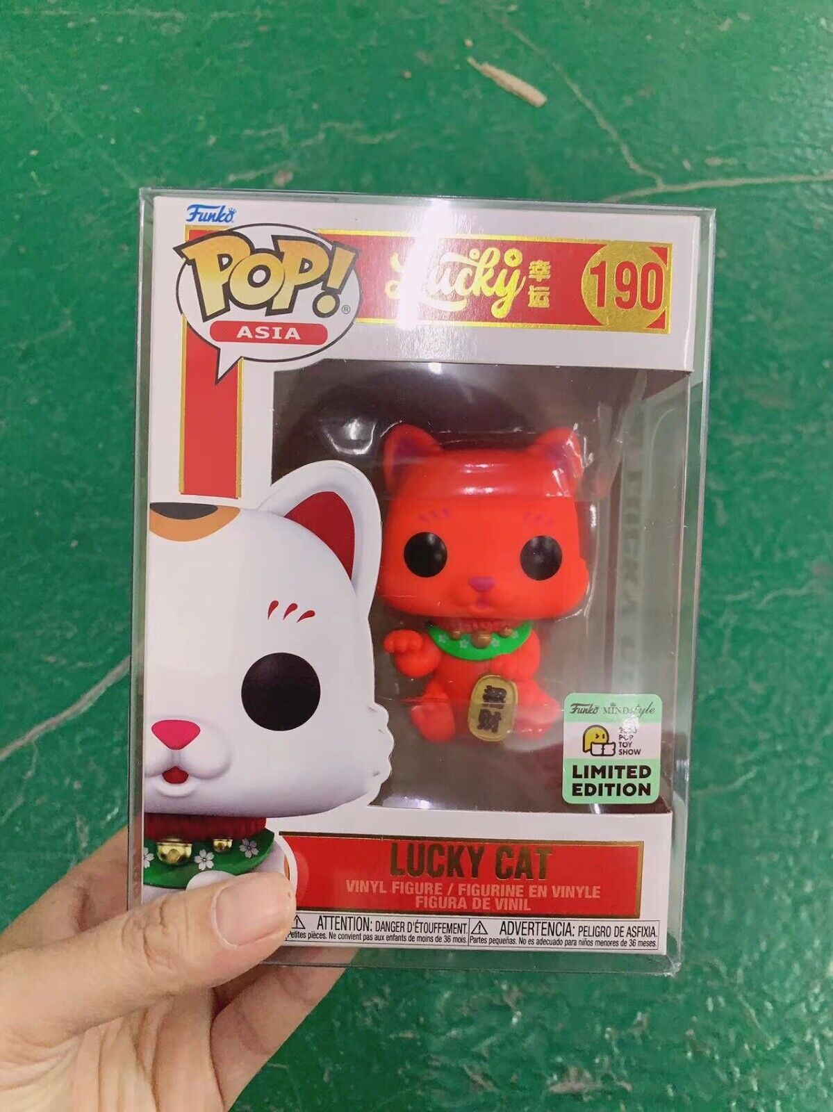 Funko pop Asia exclusive red lucky cat toy