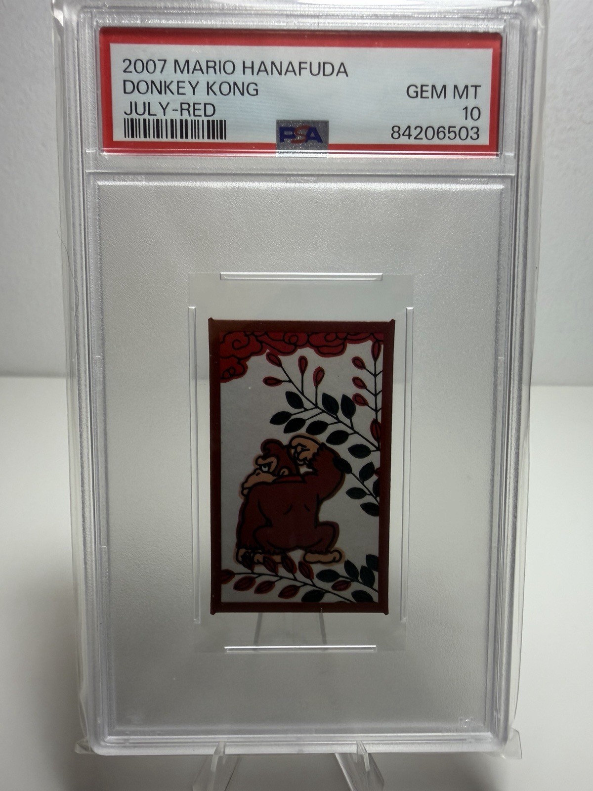 2007 MARIO HANAFUDA DONKEY KONG JULY-RED PSA 10