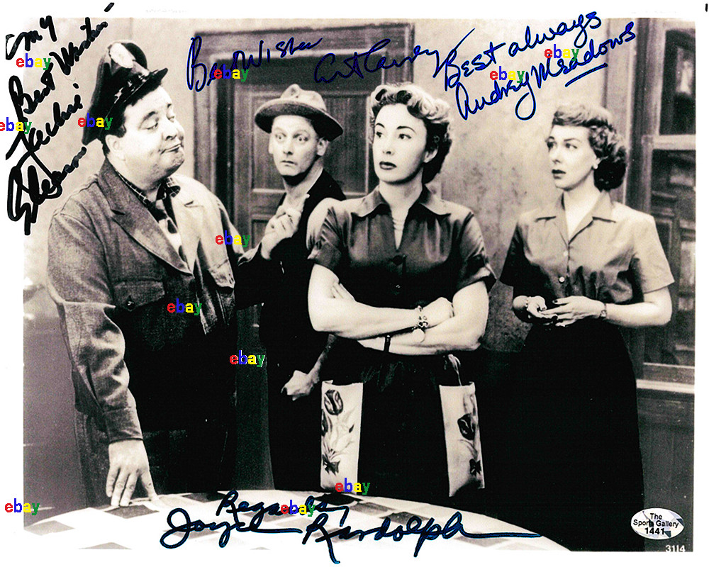 THE HONEYMOONERS CAST SIGNED REPRINT AUTOGRAPHS ACTORS 8\ THE HONEYMOONERS CAST SIGNED REPRINT AUTOGRAPHS ACTORS 8\