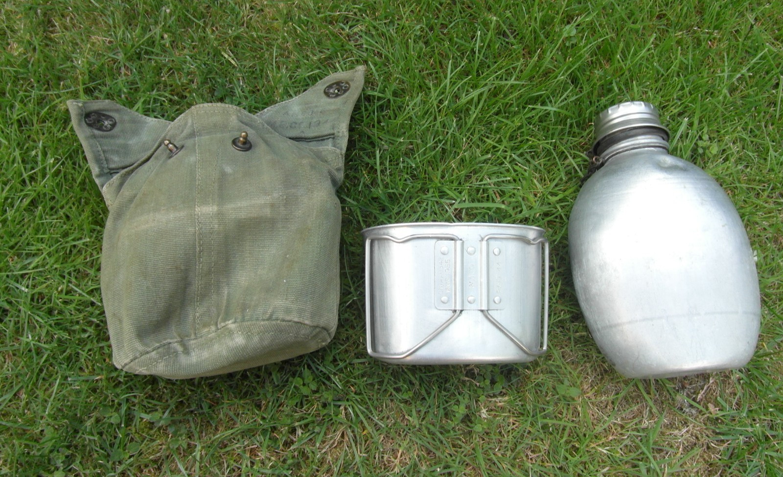 British Army 1944 44 Pattern Bottle Canteen Jungle JG Webbing Malaya Borneo SAS