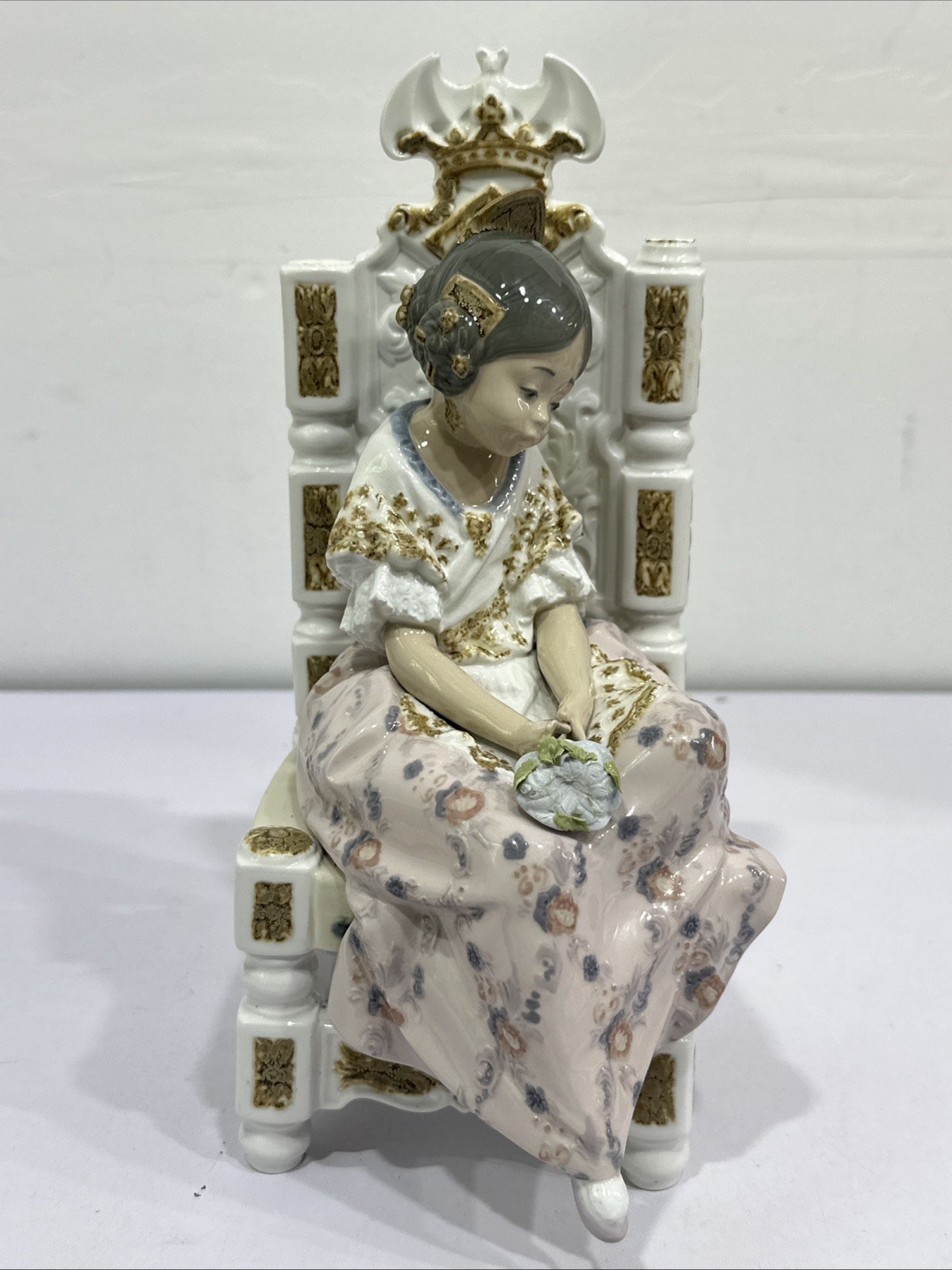 Lladro Second Thoughts 1397 Pepeta Cansadita Tired Valencian Girl READ
