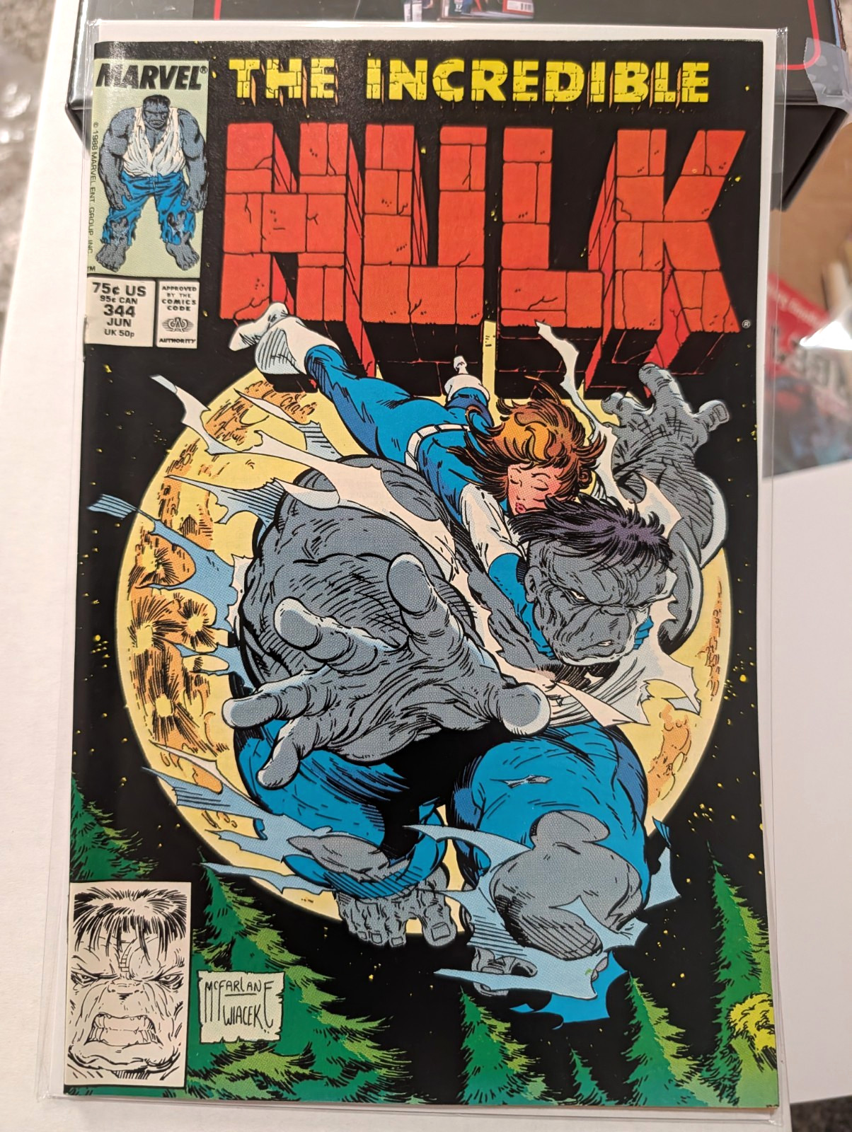 Marvel The Incredible Hulk #344 (June 1988) Todd McFarlane, Bob Wiacek