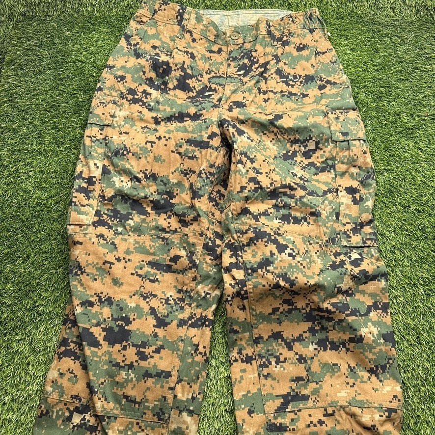 USMC MCCUU Woodland MARPAT Camo Trousers Medium Long American Apparel