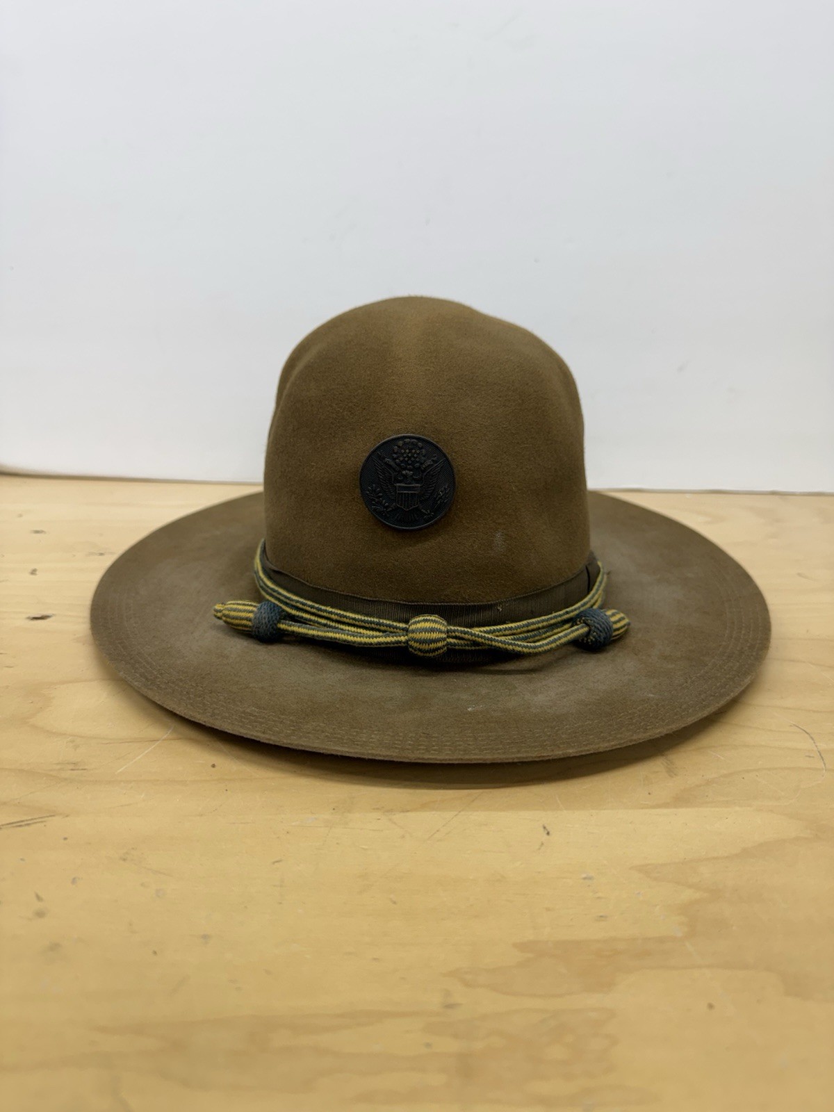 WWI era Hat 5 Stitch Brim United Hatters of North America Pre 1934 tag 6-7/8