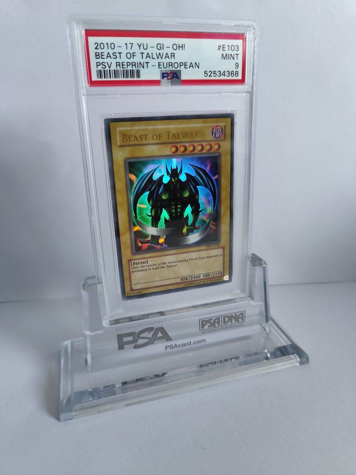 Yu-Gi-Oh - Beast of Talwar - PSA Mint 9