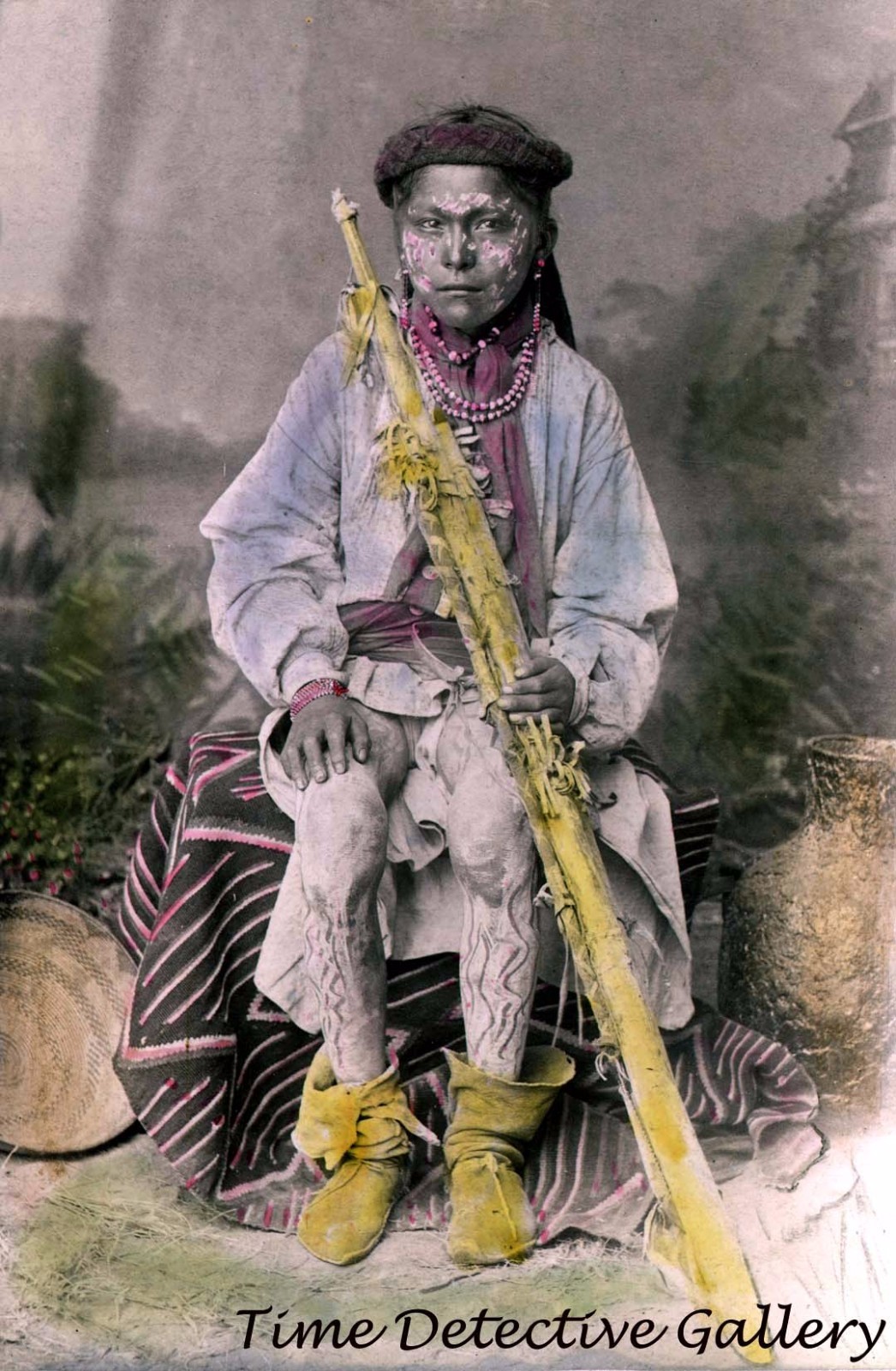 A Mescalero Apache Boy - circa 1885 - Historic Photo Print