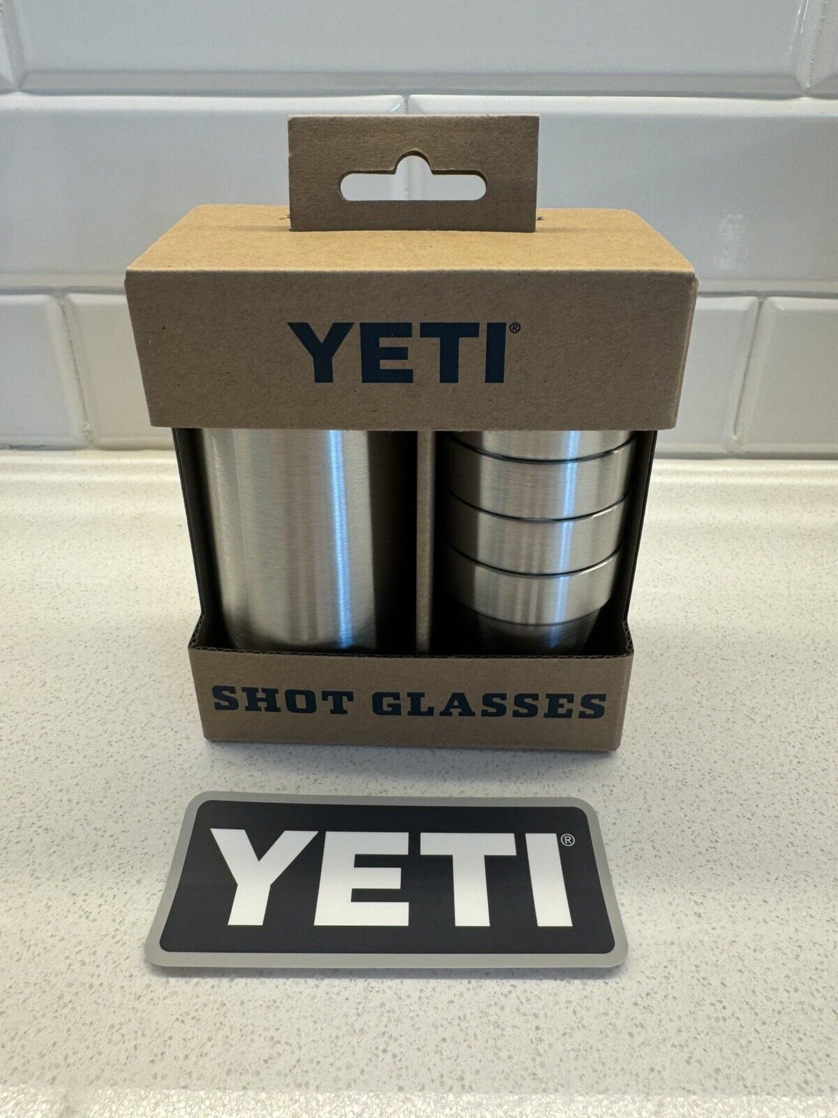 YETI Shot Glasses 🥃 - RARE & SOLD OUT - Limited Release - Stainless Steel - NEW